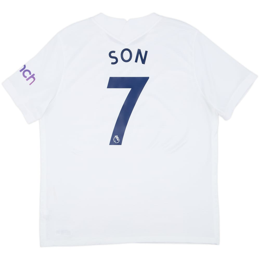 2021-22 Tottenham Home Shirt Son #7 - 8/10 - (XL)