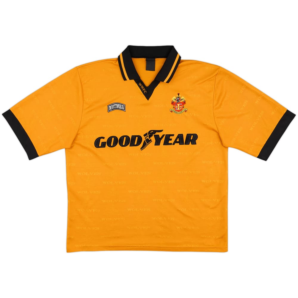 1995-96 Wolves Home Shirt - 7/10 - (XL)