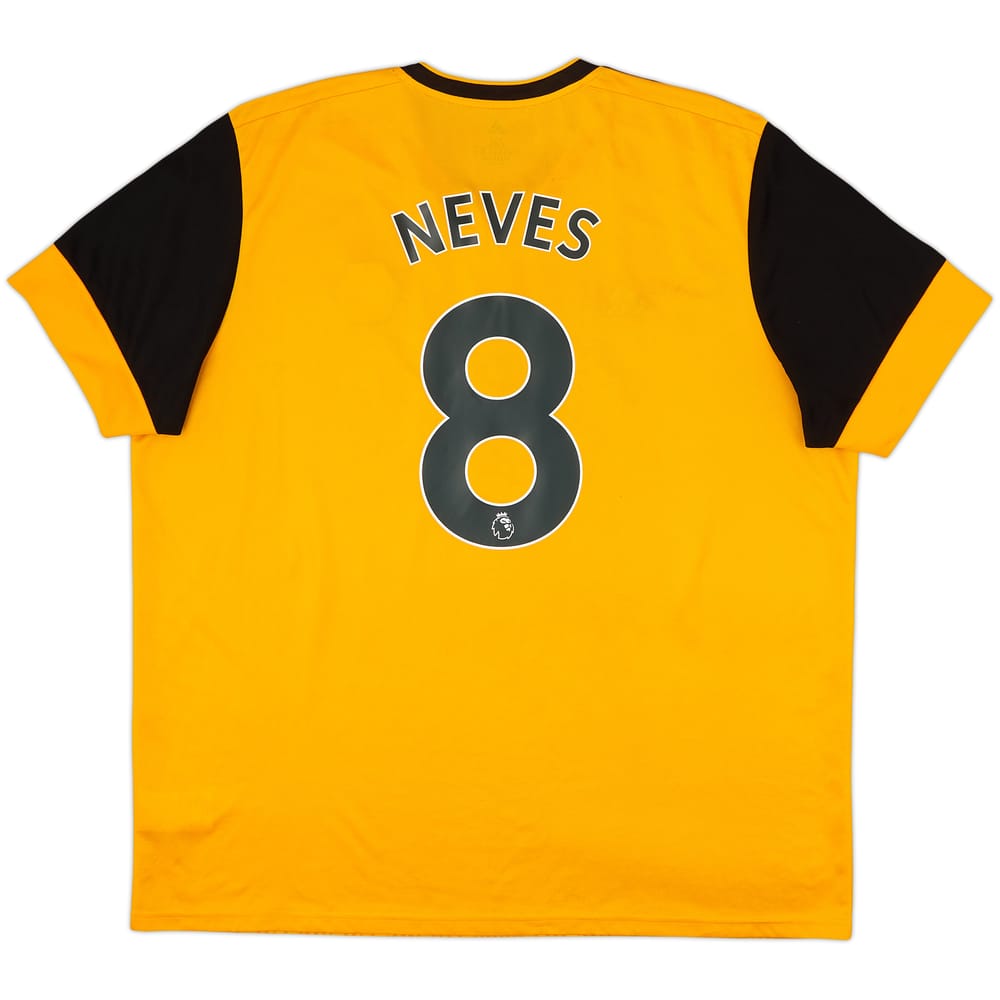 2020-21 Wolves Home Shirt Neves #8 - 6/10 - (XXL)