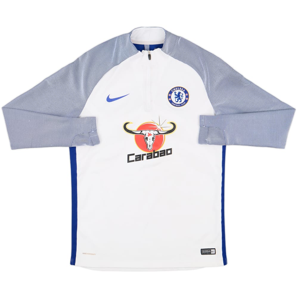 2017-18 Chelsea Nike Dri-Fit 1/4 Zip Drill Top - 8/10 - (M)