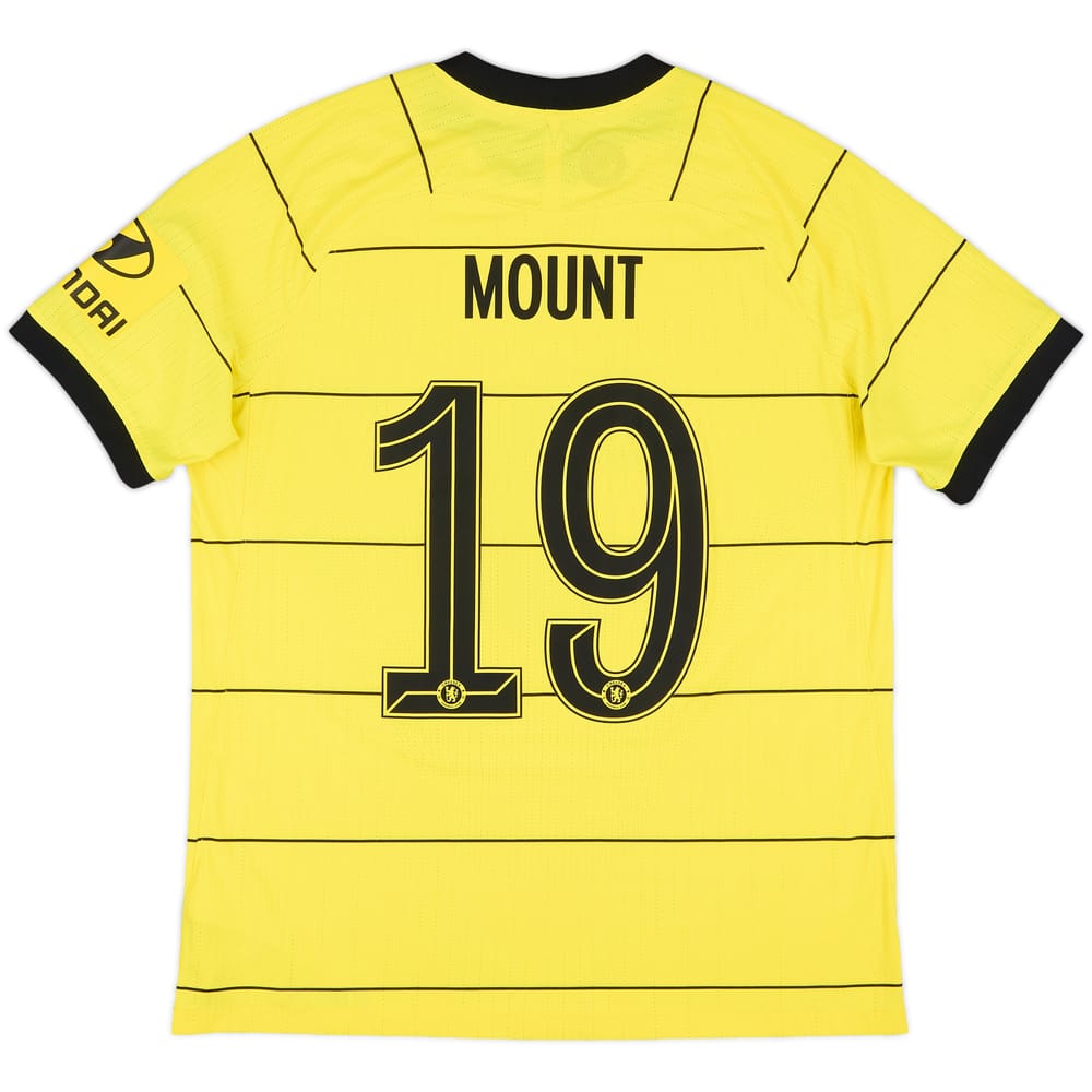 2021-22 Chelsea Authentic Away Shirt Mount #19 - 8/10 - (L)