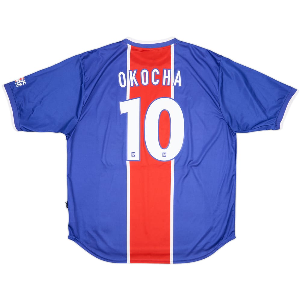 1999-00 Paris Saint-Germain Home Shirt Okocha #10 - 6/10 - (XXL)