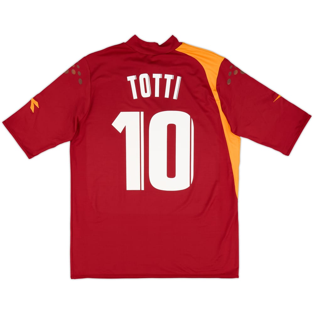 2005-06 Roma Home Shirt Totti #10 (L)