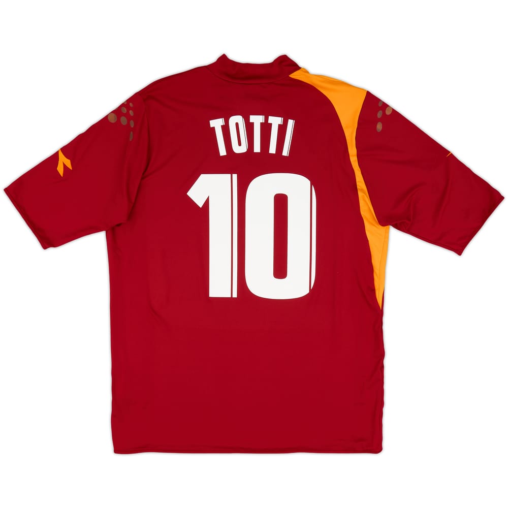 2005-06 Roma Home Shirt Totti #10 (XL)
