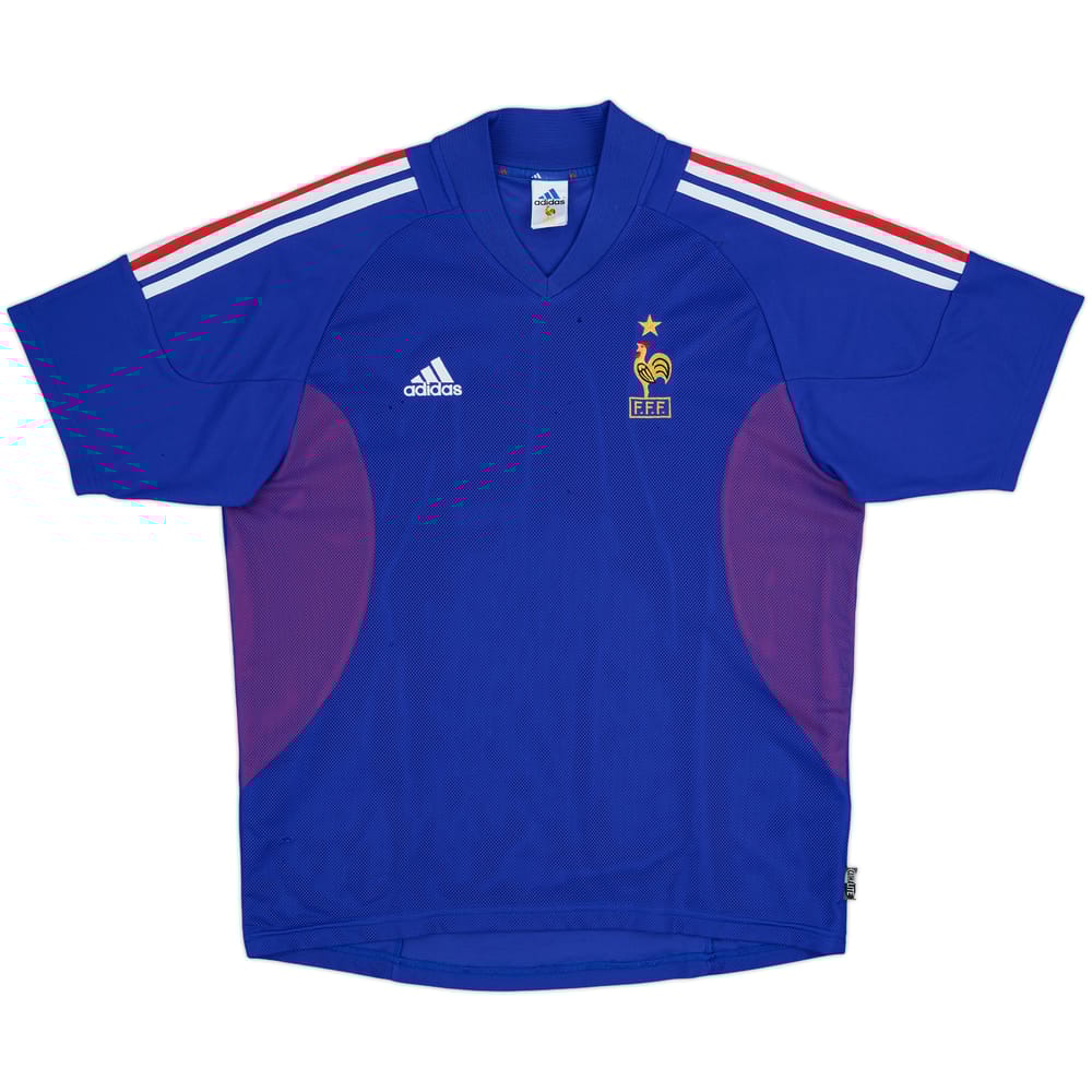 2002-04 France Home Shirt - 4/10 - (L)
