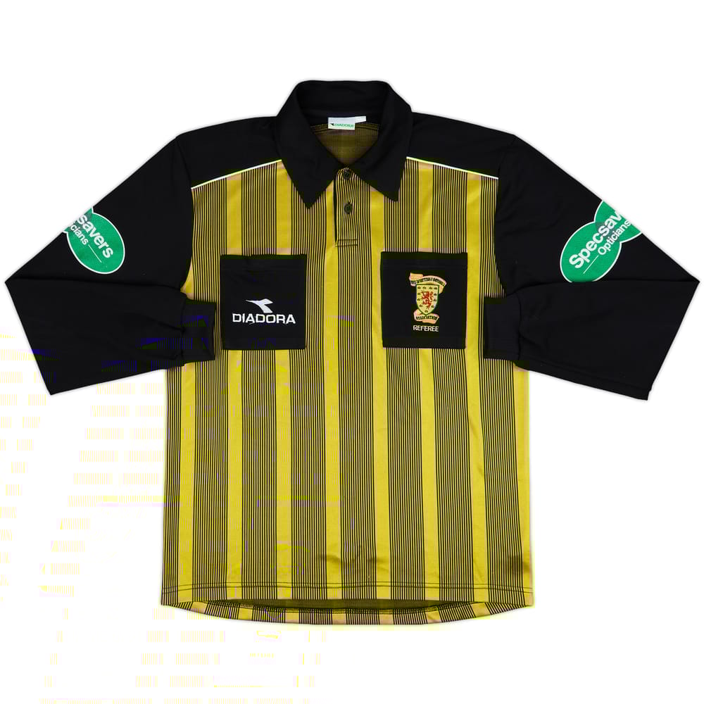 1999-00 Scotland Diadora Referee L/S Shirt - 7/10 - (L)
