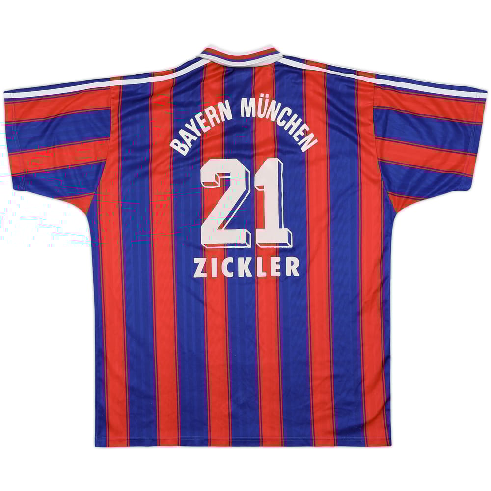 1995-97 Bayern Munich Home Shirt Zickler #21 - 5/10 - (XL)