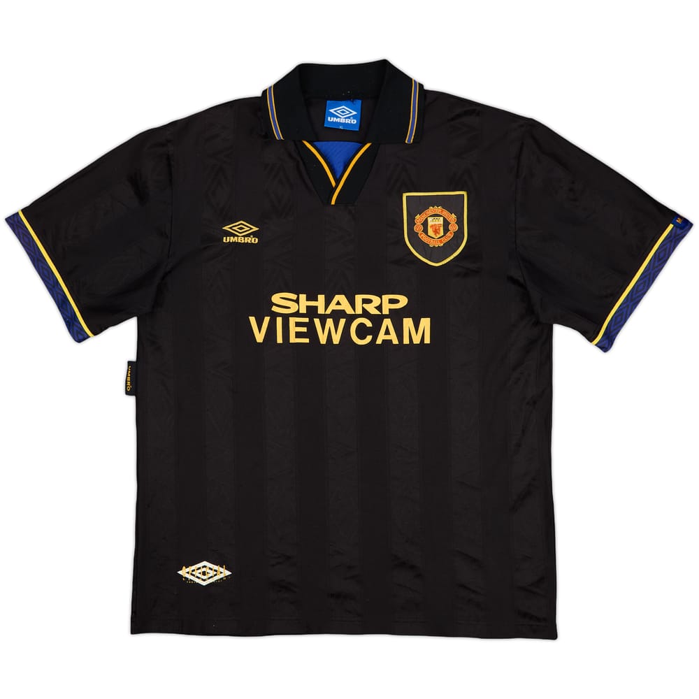 1993-95 Manchester United Away Shirt - 8/10 - (XL)