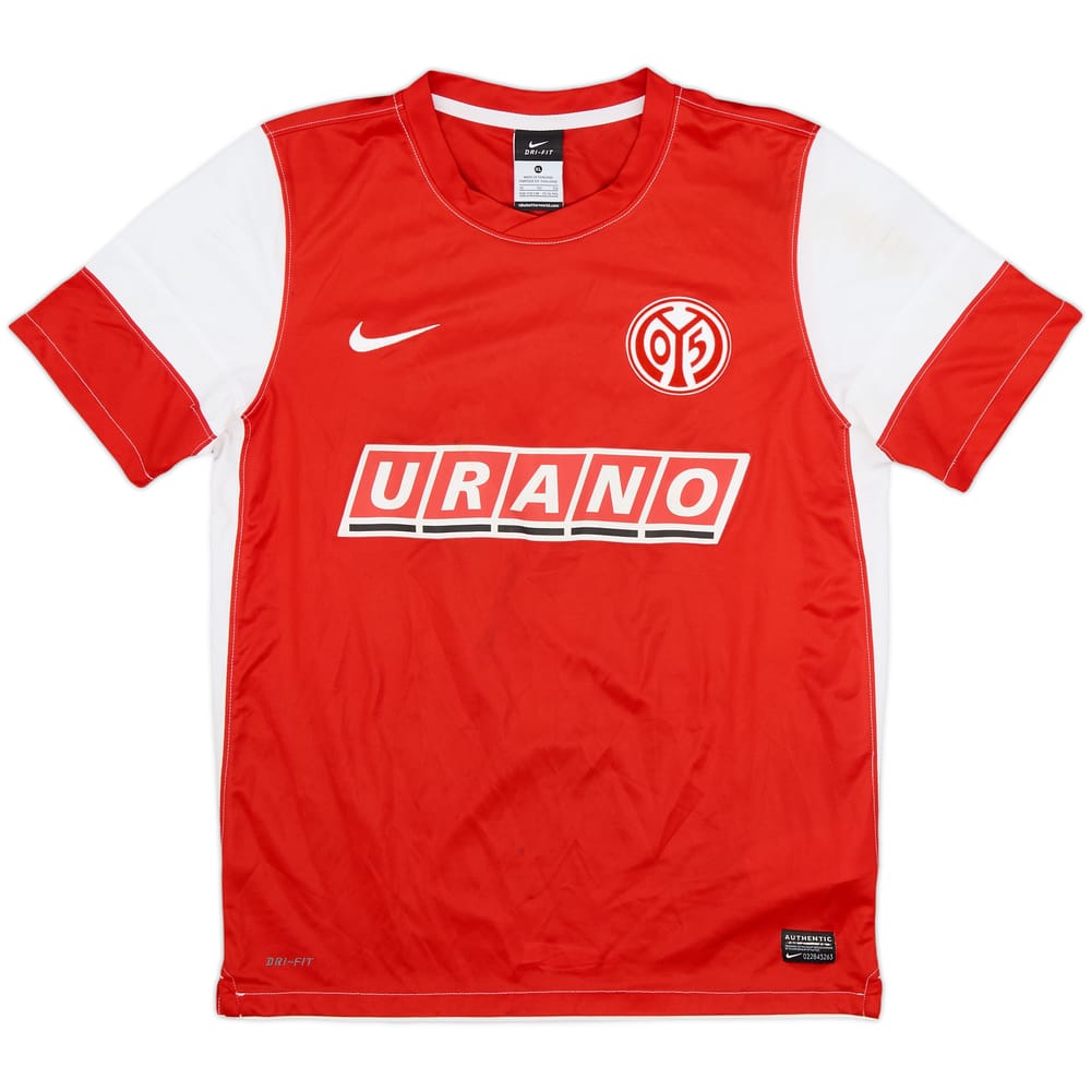 2011-12 FSV Mainz Signed Home Shirt - 6/10 - (XL.Boys)