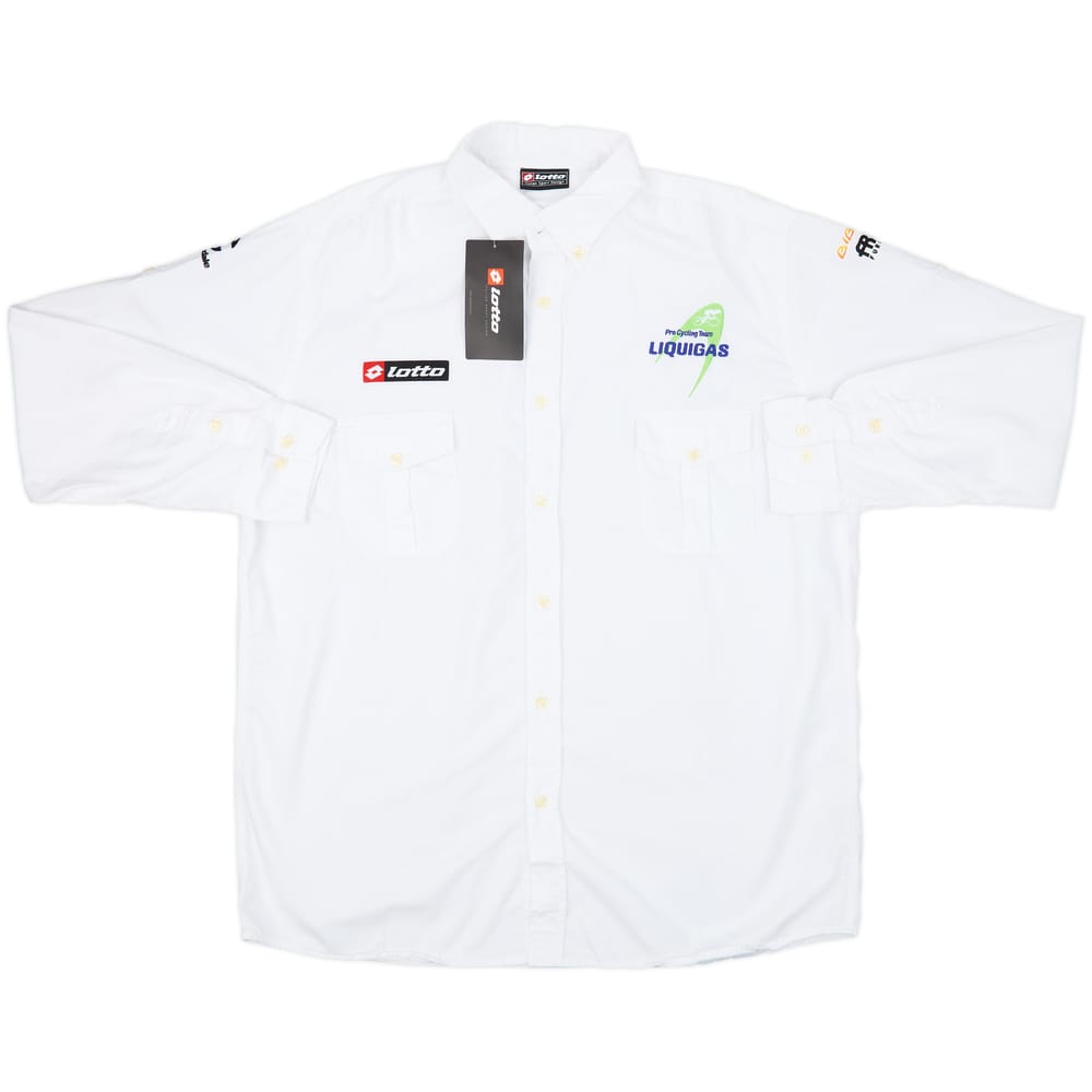 2000s Lotto Button-Up Shirt (Liquigas Pro Cycling) (XXL)