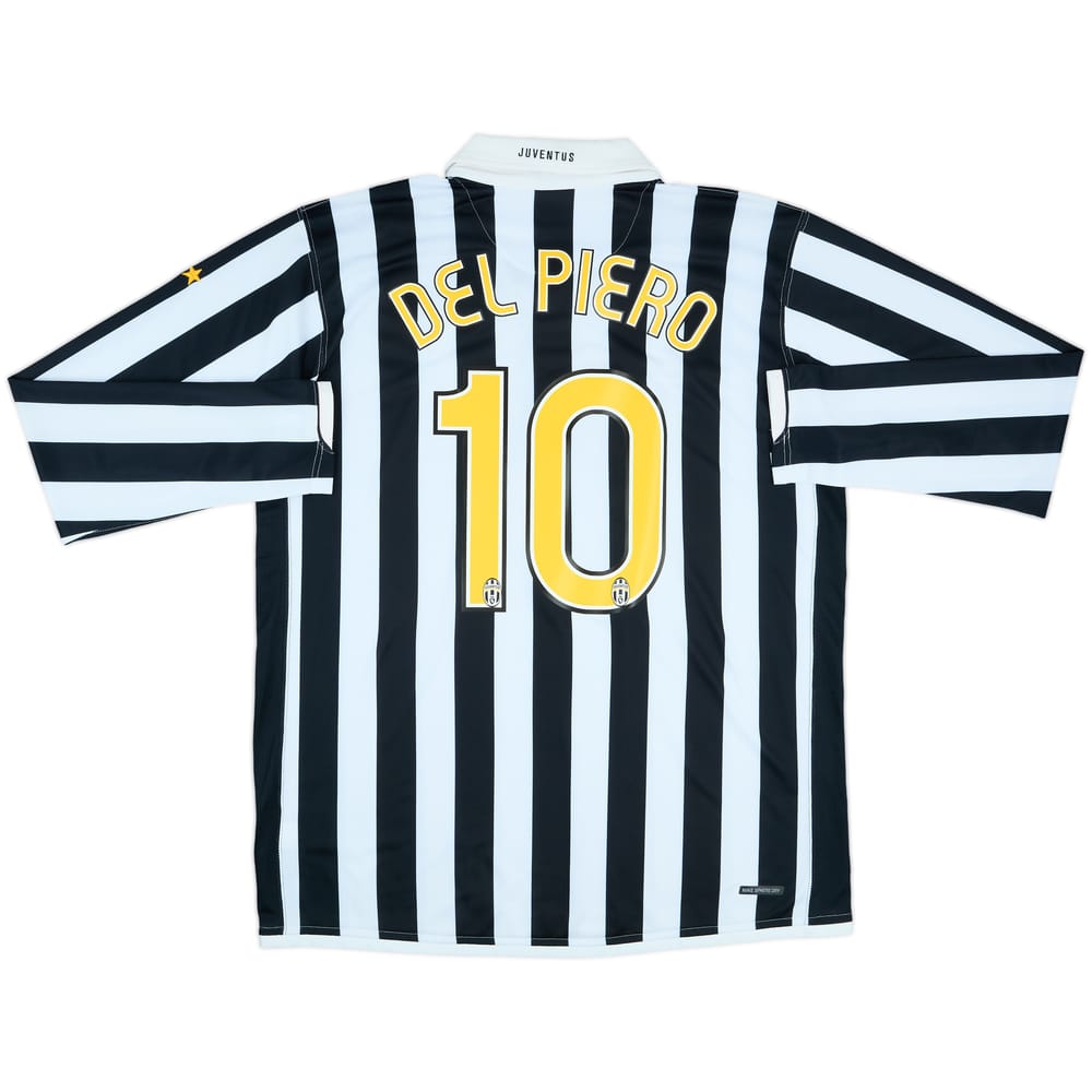 2006-07 Juventus Home L/S Shirt Del Piero #10 (M)