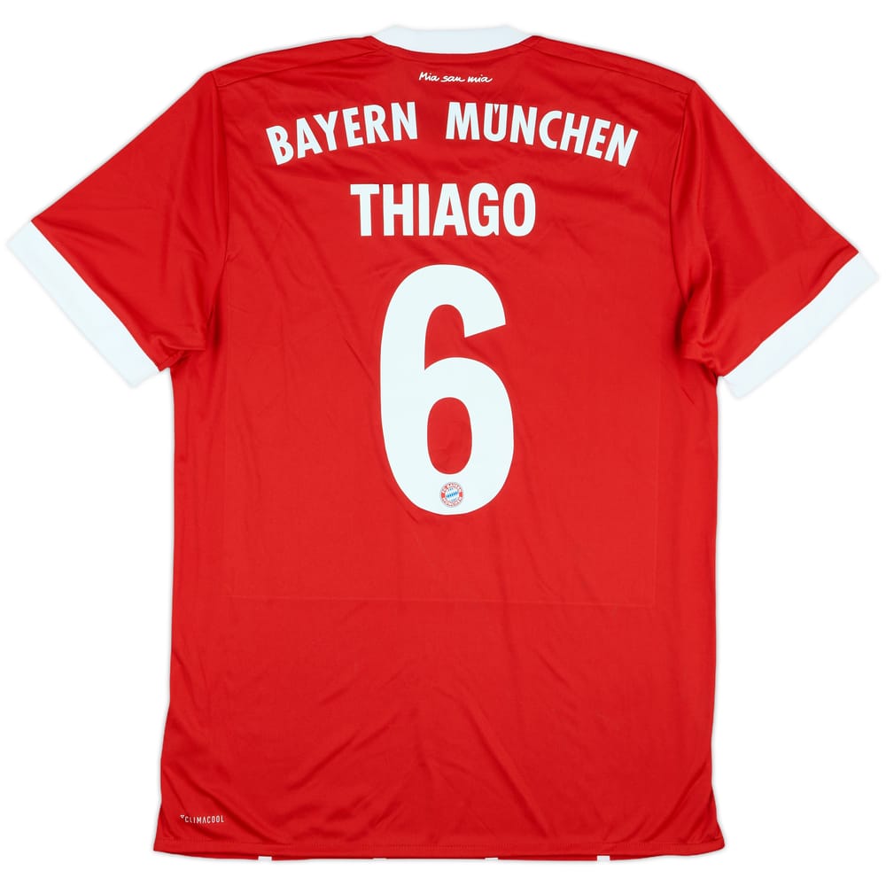 2017-18 Bayern Munich Home Shirt Thiago #6 (M)