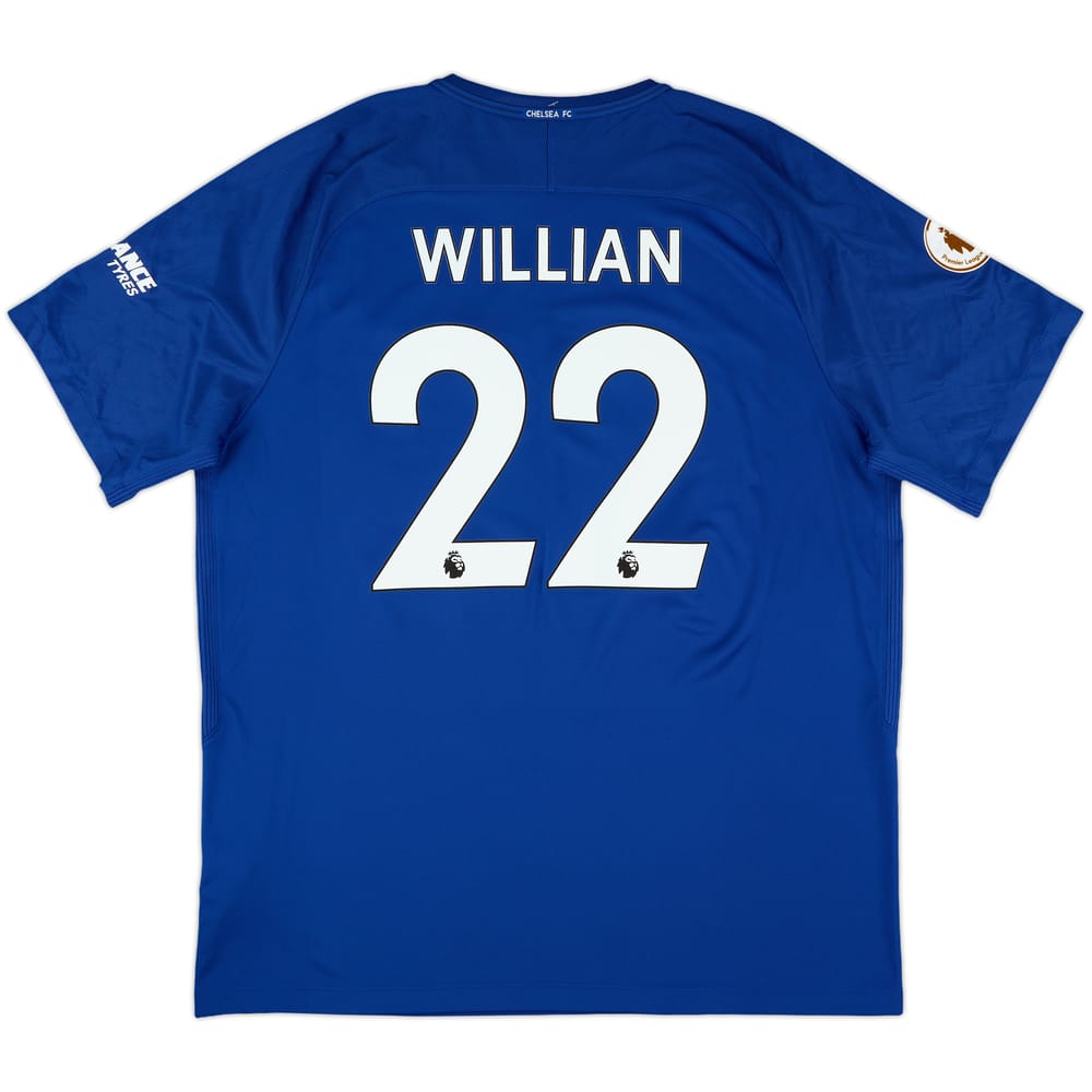 2017-18 Chelsea Home Shirt Willian #22 (XXL)