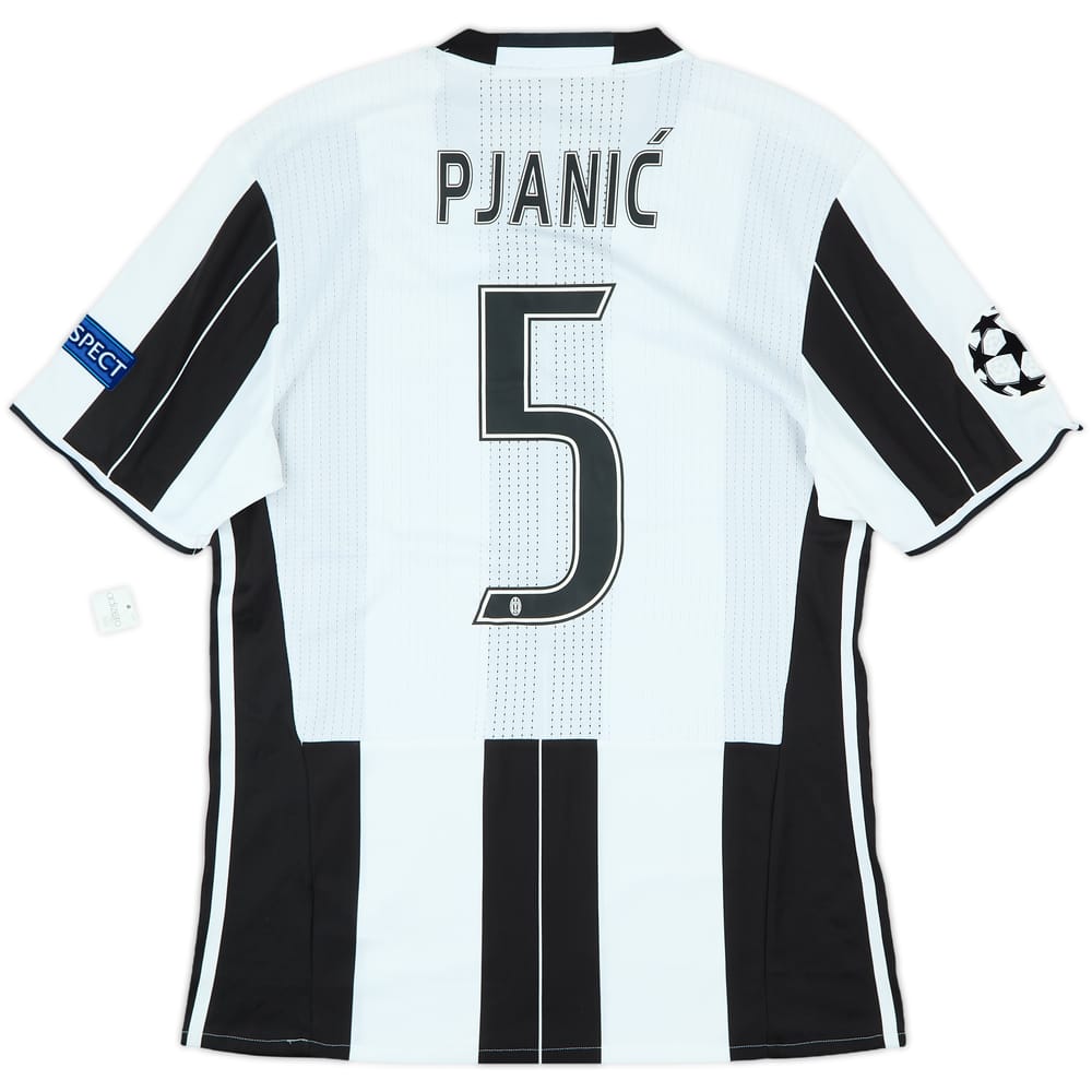 2016-17 Juventus 'Final Cardiff 2017' Authentic Home Shirt Pjanic #5 (L)