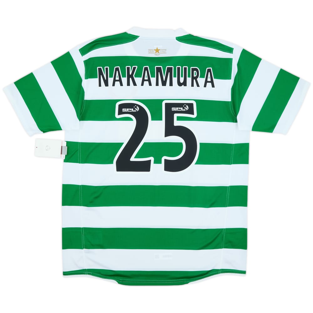 2007-08 Celtic Home Shirt Nakamura #25 (L)