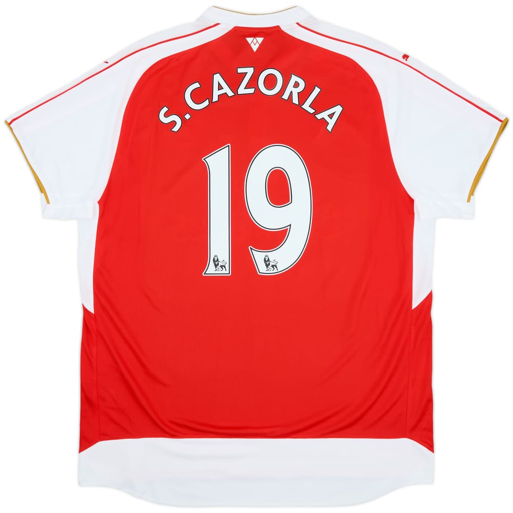 2015-16 Arsenal Home Shirt S.Cazorla #19 (XXL)