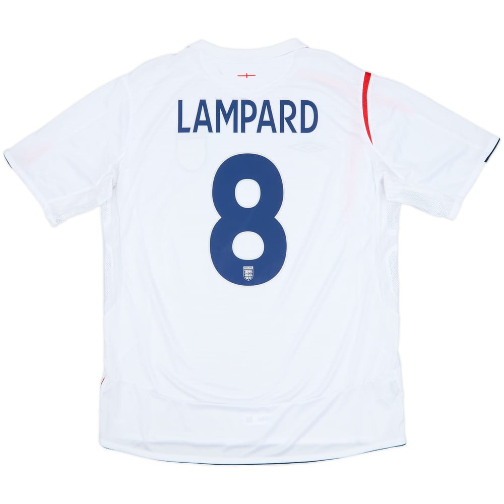 2005-07 England Home Shirt Lampard #8 (XL)