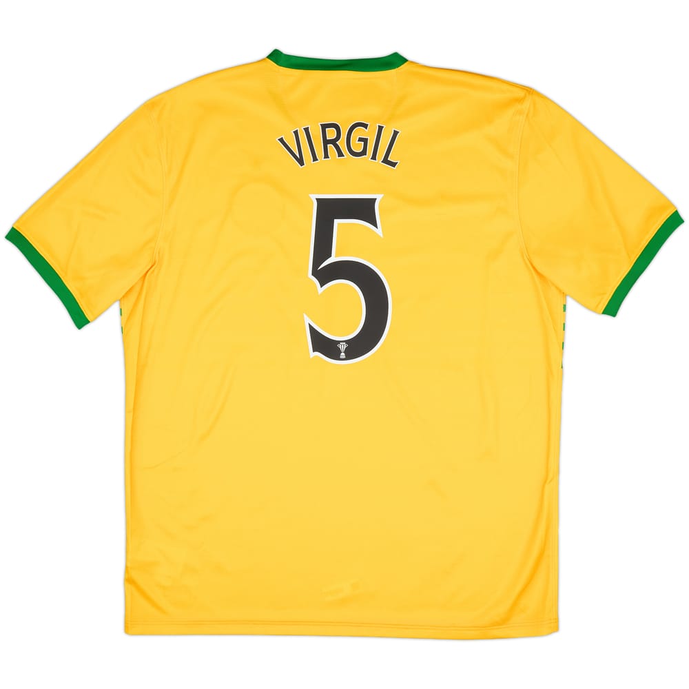 2013-14 Celtic Away Shirt Virgil #5 (XL)