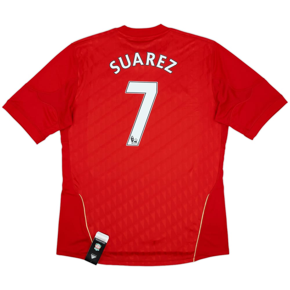 2010-12 Liverpool Home Shirt Suarez #7 (XL)