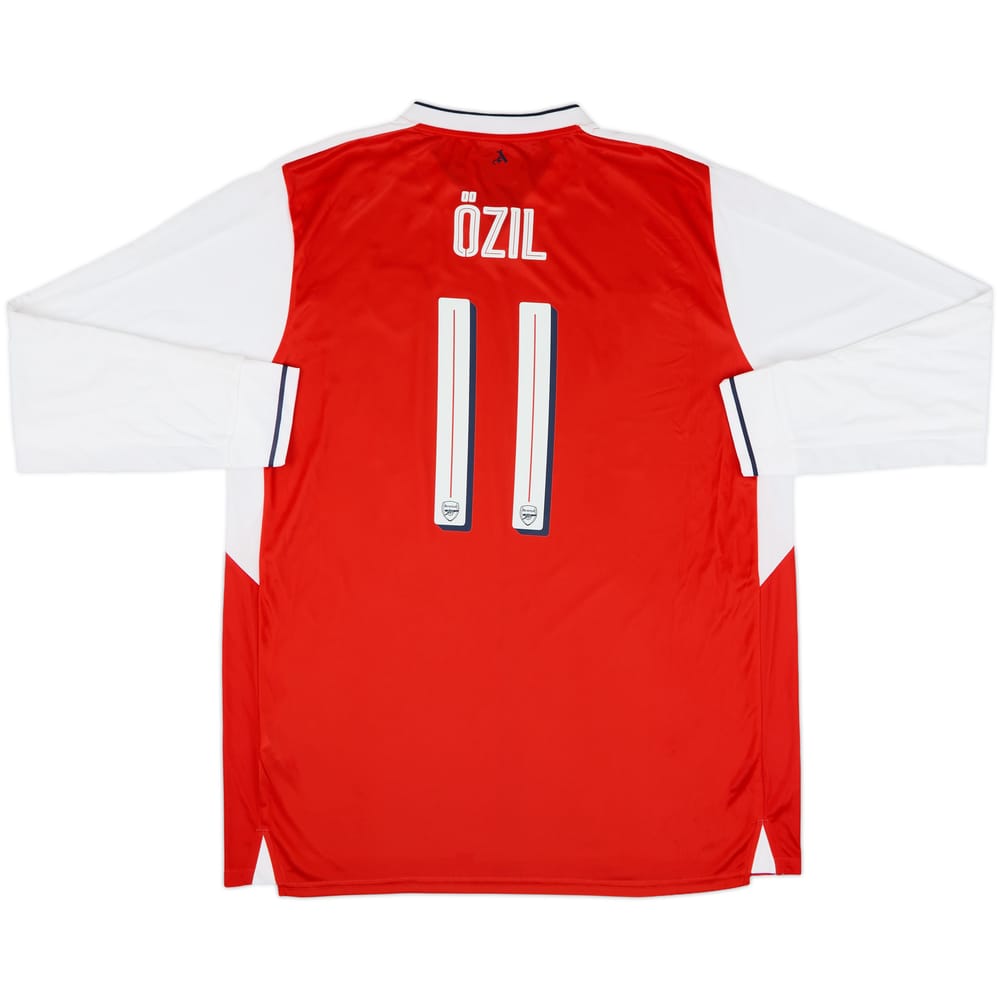 2016-17 Arsenal Home L/S Shirt Ozil #11 (XXL)