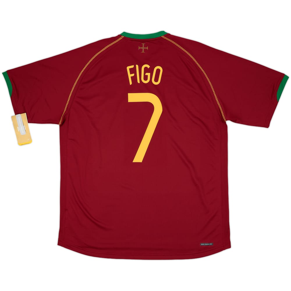 2006-08 Portugal Home Shirt Figo #7 (XL)