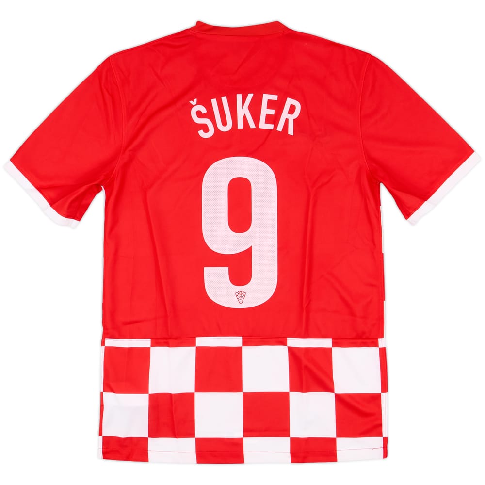 2014-15 Croatia Home Shirt Suker #9 (S)