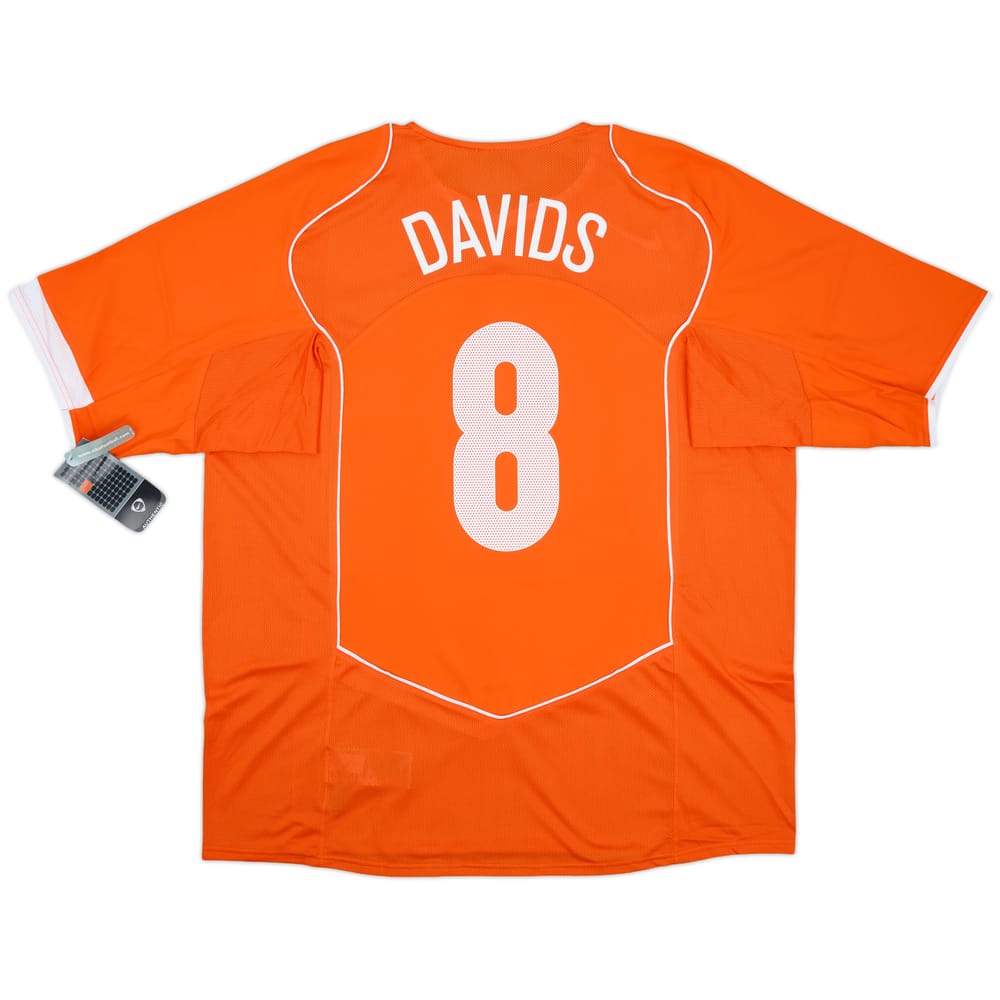 2004-06 Netherlands Home Shirt Davids #8 (XXL)