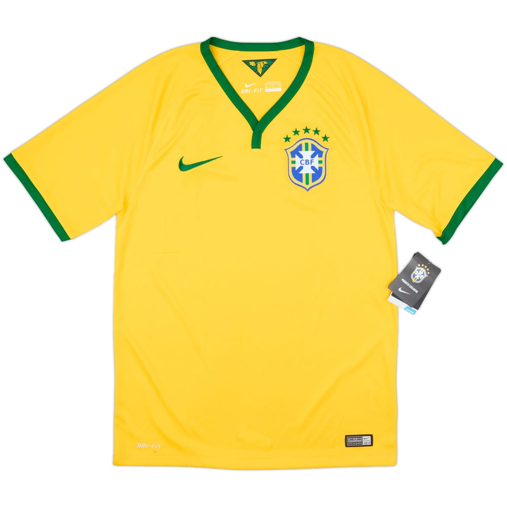 2014-15 Brazil Home Shirt (S)