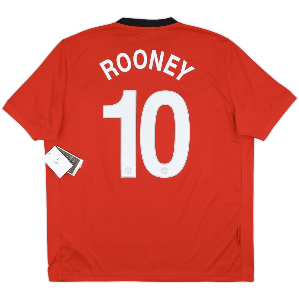 2009-10 Manchester United Home Shirt Rooney #10 (XL)