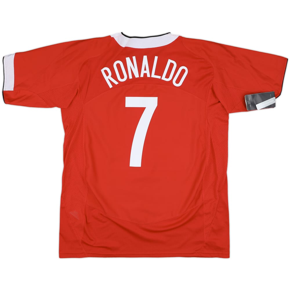 2004-06 Manchester United Home Shirt Ronaldo #7 (XL)