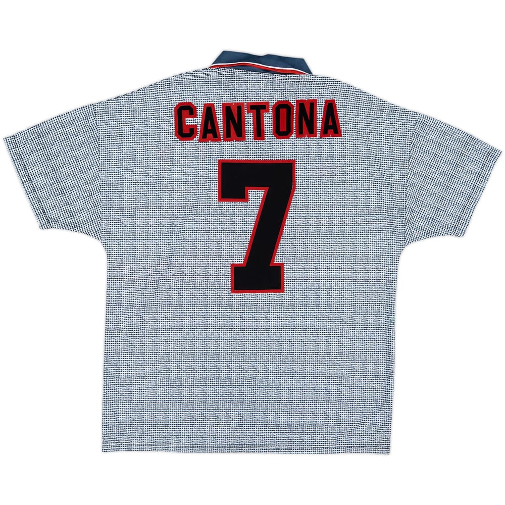 1995-96 Manchester United Away Shirt Cantona #7 (L)