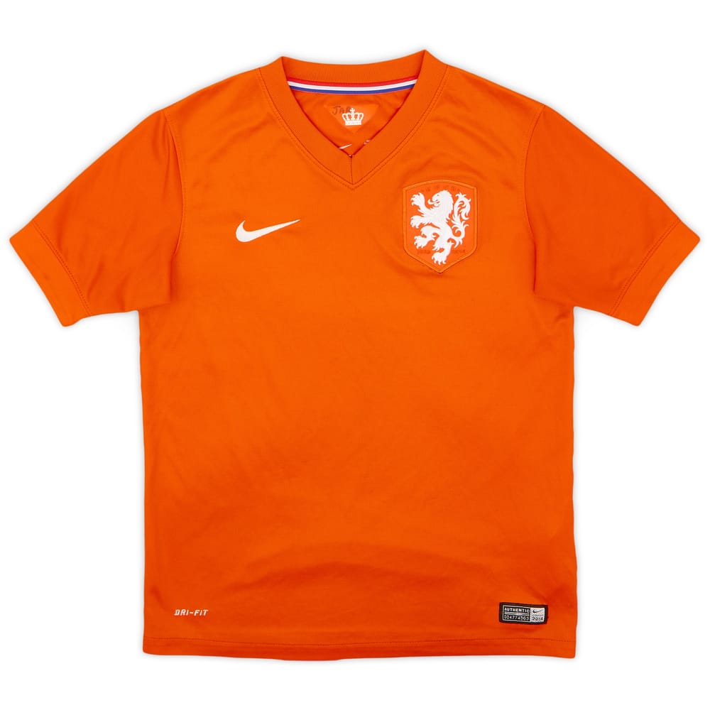 2014-15 Netherlands Home Shirt - 7/10 - (M.Boys)