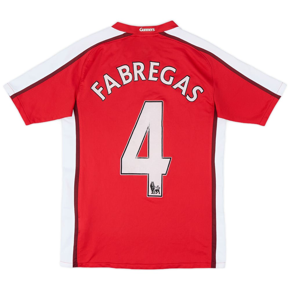 2008-10 Arsenal Home Shirt Fabregas #4 - 5/10 - (L.Boys)