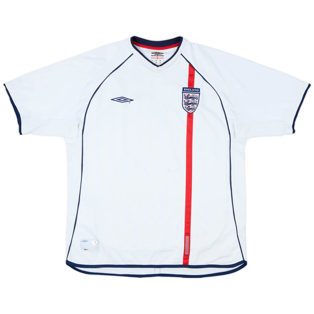 2001-03 England Home Shirt - 5/10 - (XL)