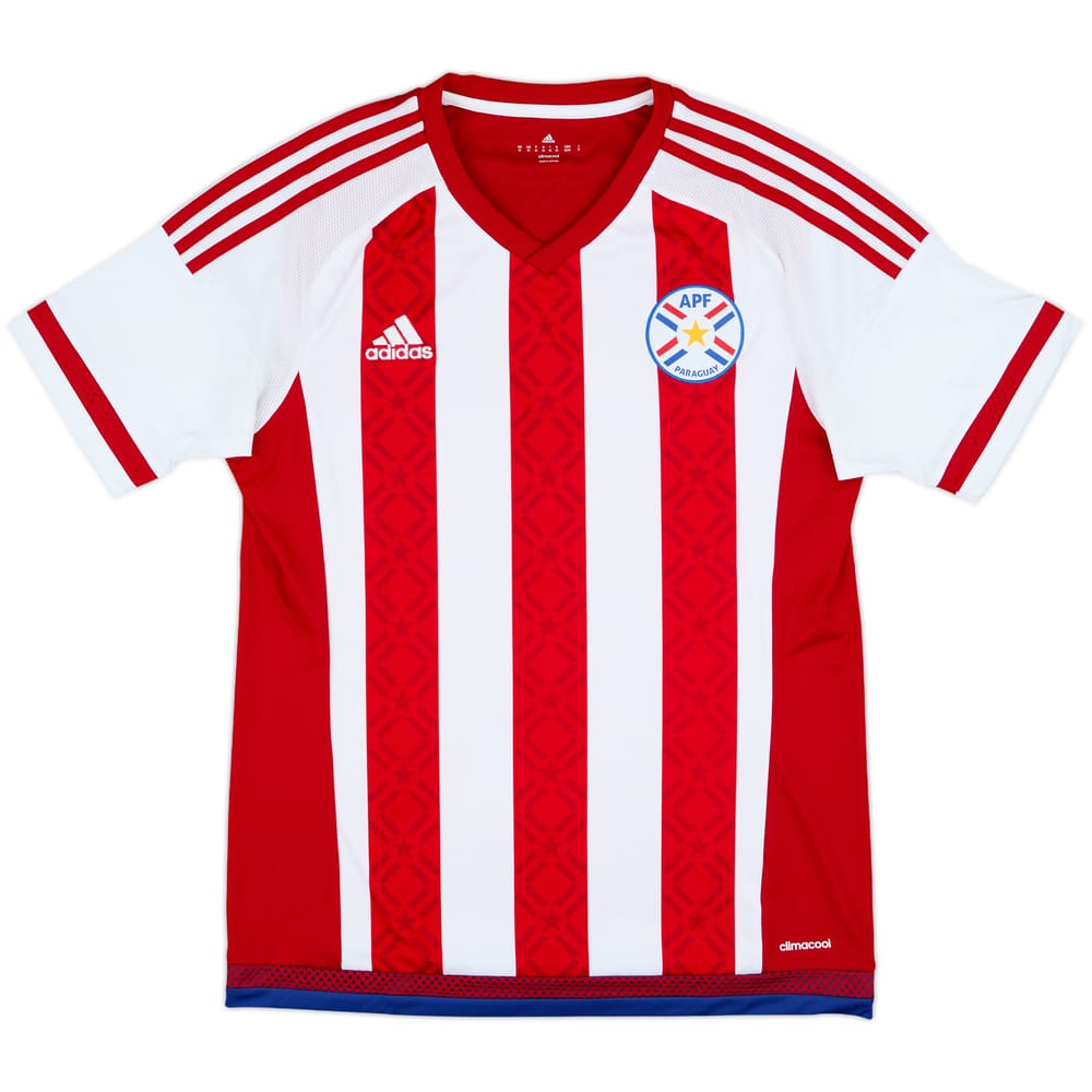 2015 Paraguay Copa America Home Shirt - 8/10 - (M)