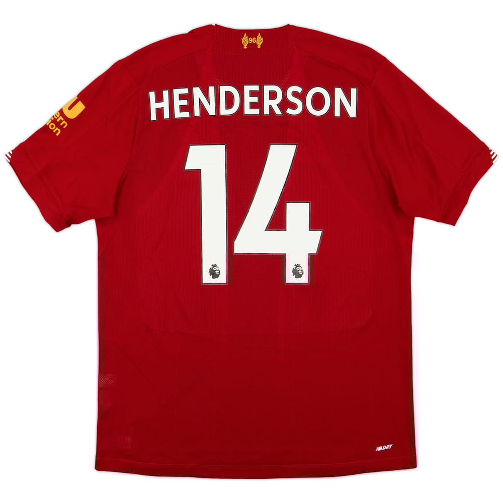 2019-20 Liverpool Home Shirt Henderson #14 - 8/10 - (M)