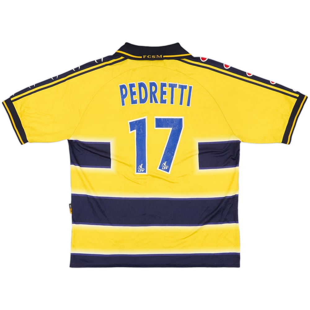 2002-04 Sochaux Home Shirt Pedretti #17 - 6/10 - (XL)