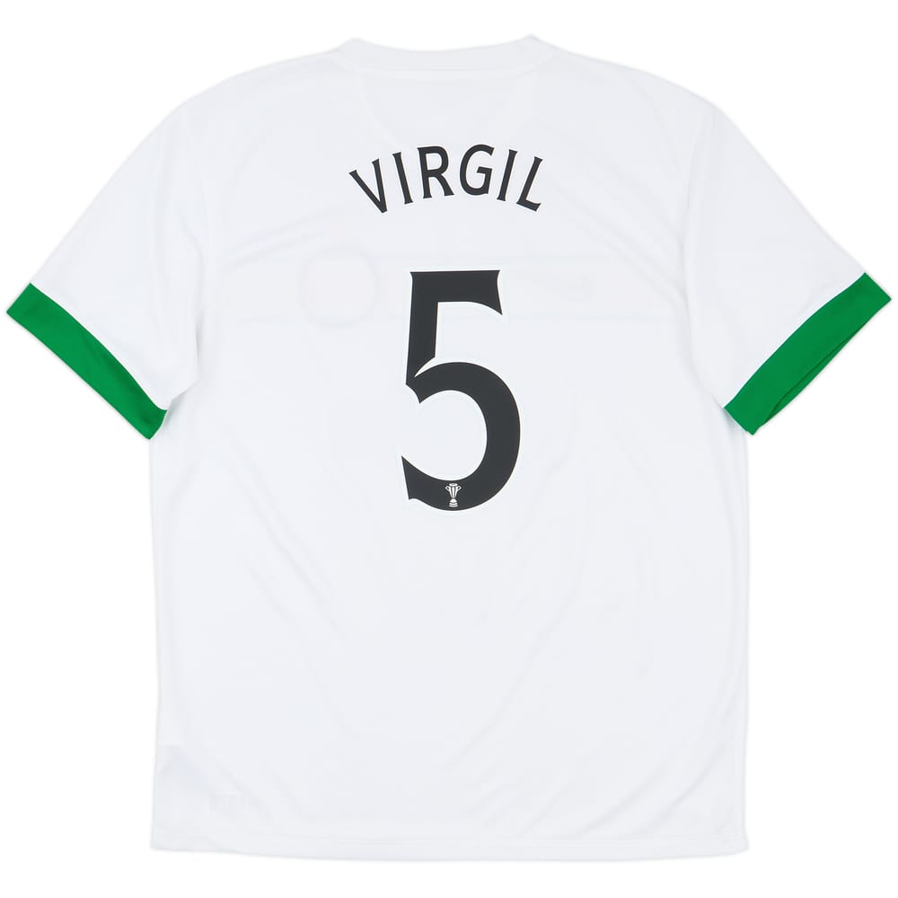 2014-15 Celtic European Third Shirt Virgil #5 - 8/10 - (L)
