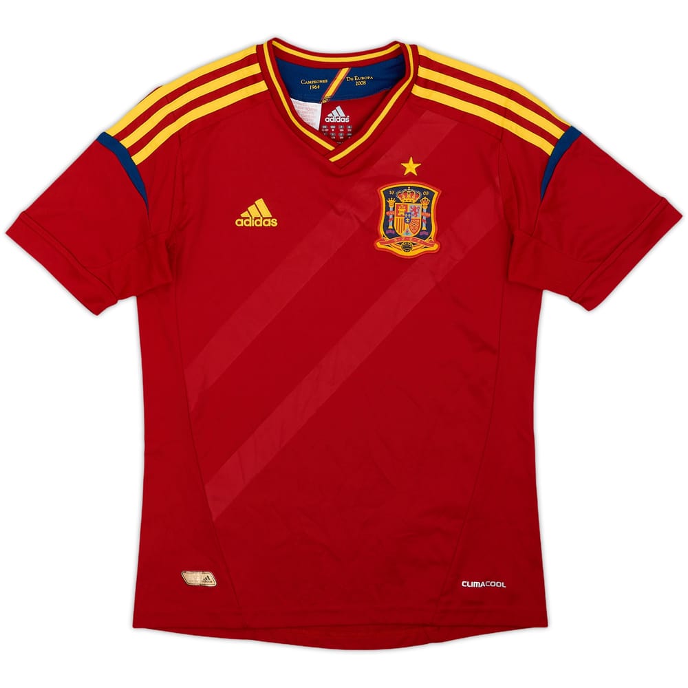 2011-12 Spain Home Shirt - 8/10 - (M.Boys)