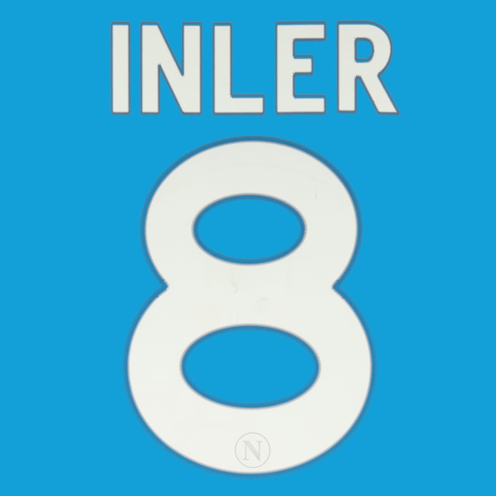 2011-12 Napoli Home Inler #8 Name Set