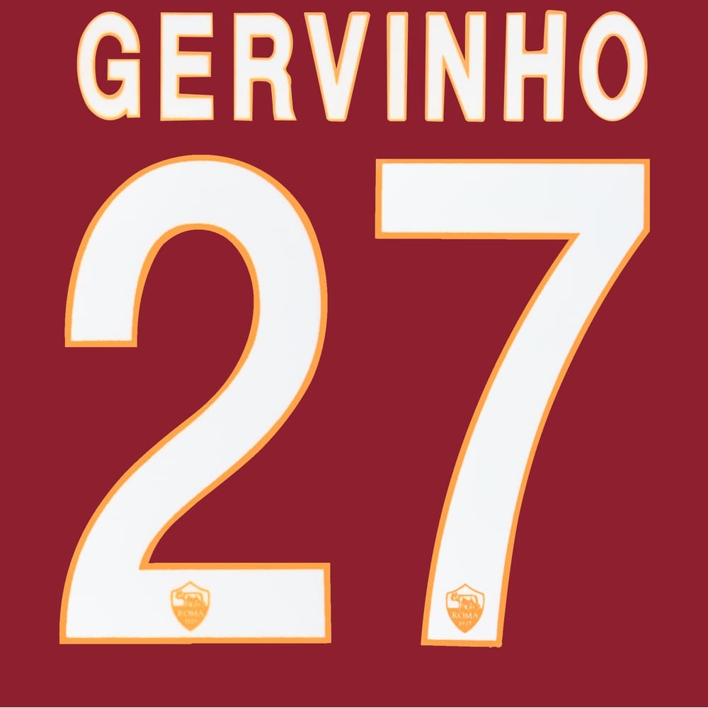 2013-14 Roma Home Gervinho #27 Name Set