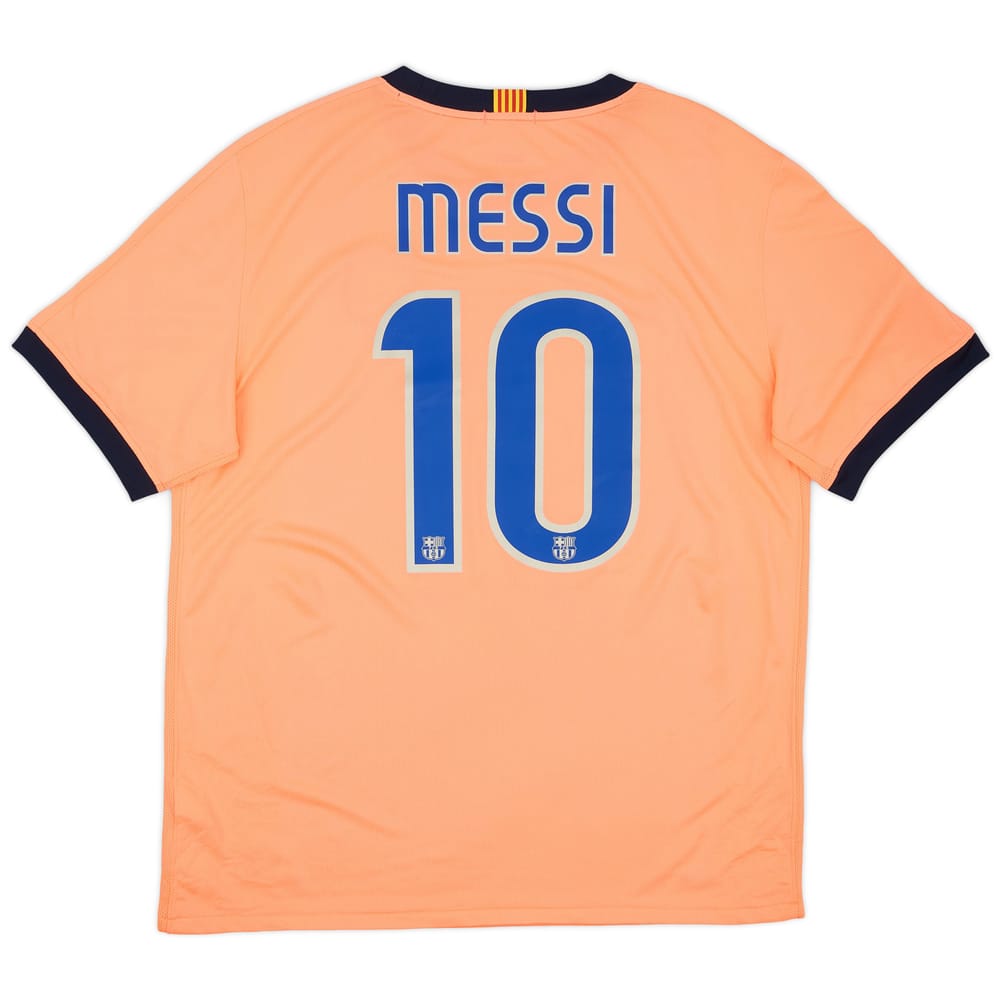 2009-10 Barcelona Away Shirt Messi #10