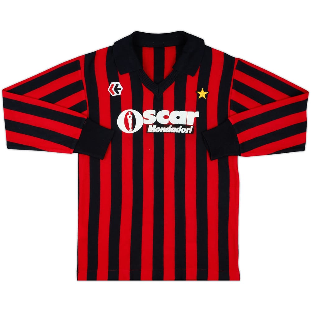 1984-85 AC Milan Home L/S Shirt #7 - 10/10 - (M)