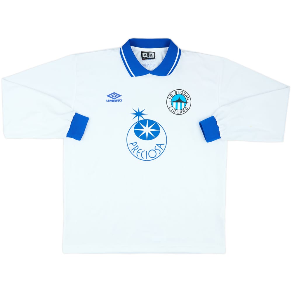 2000-01 Slovan Liberec Home L/S Shirt - 9/10 - (XL)
