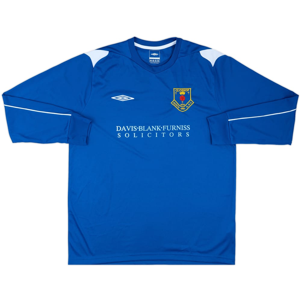 2012-13 Glossop North End Home L/S Shirt - 9/10 - (XL)