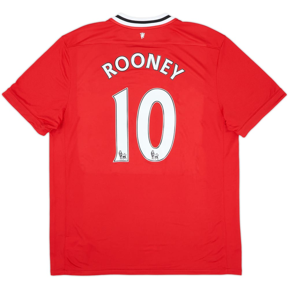 2011-12 Manchester United Home Shirt Rooney #10 (XL)