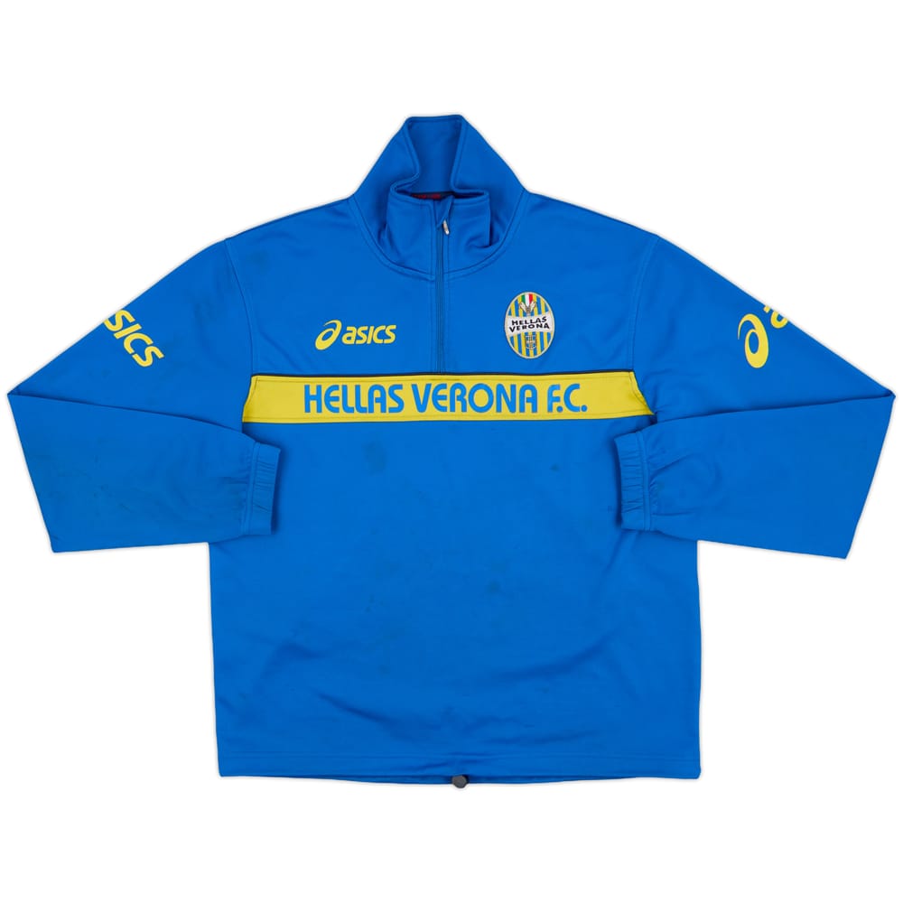 2007-08 Hellas Verona Asics 1/4 Zip Drill Top - 6/10 - (L)