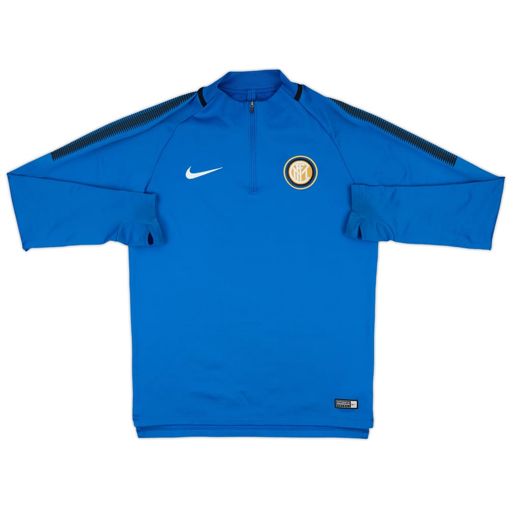 2017-18 Inter Milan Nike 1/4 Zip Drill Top - 8/10 - (M)
