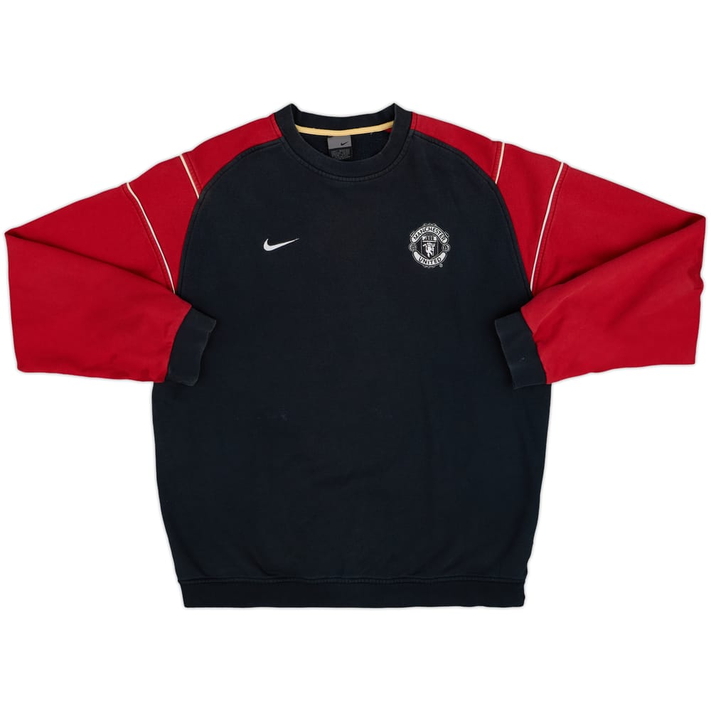 2003-04 Manchester United Nike Sweat Top - 6/10 - (L)