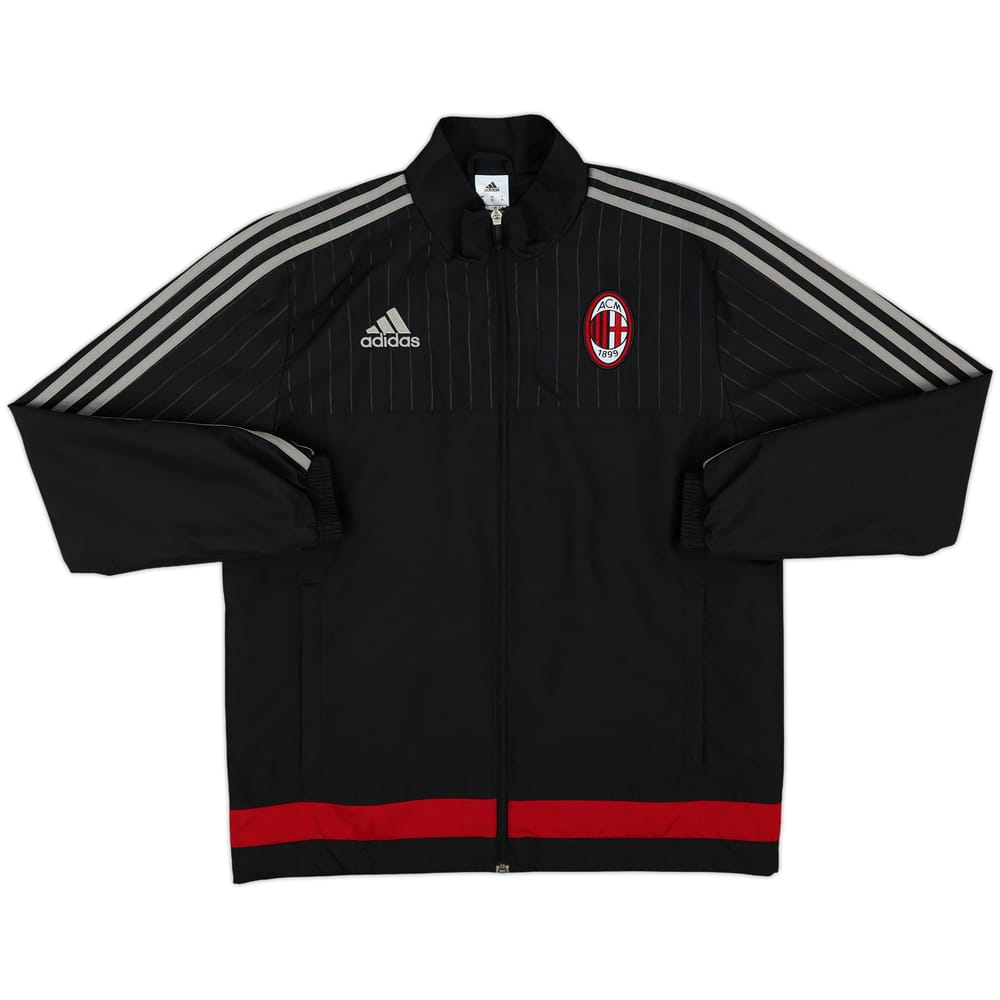 2015-16 AC Milan adidas Track Jacket - 9/10 - (M)
